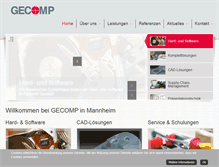 Tablet Screenshot of gecomp.de